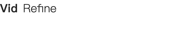 VidRefine logo